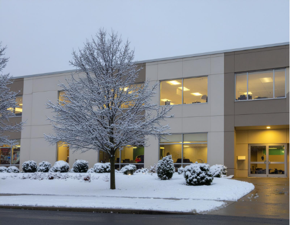 Commercial Building Using Commercial Propane Heating - Central Penn Propane A commercial building with heating systems running, demonstrating efficient and reliable commercial propane heating to maintain comfort and energy savings.